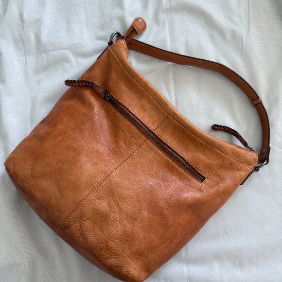 Women's shoulder bag Brown genuine leather tote bag - Picture 6 of 11